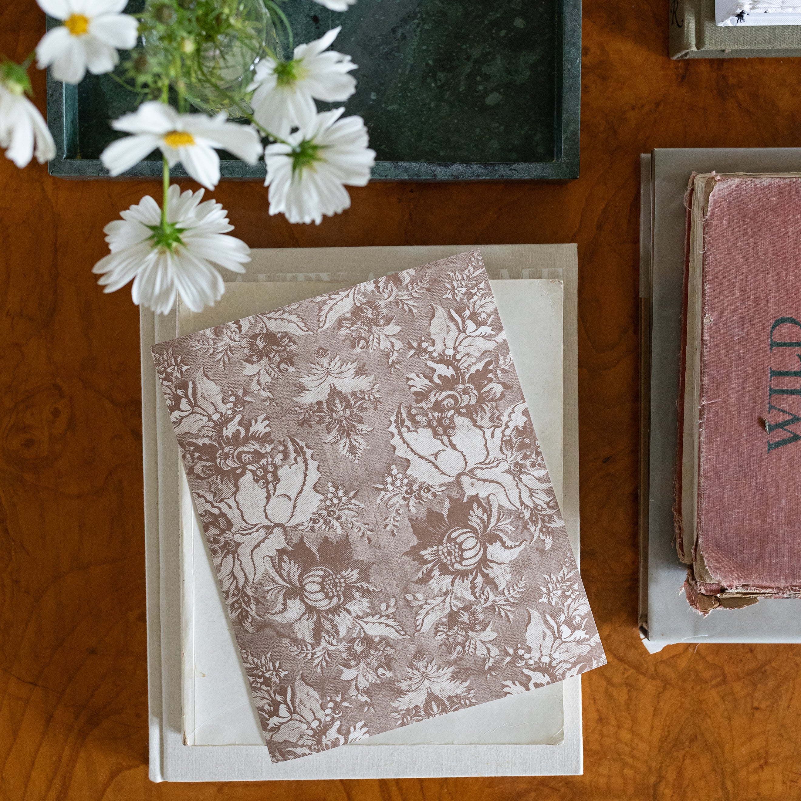 Folk Flowers Tapestry Canvas Wall Art . Story