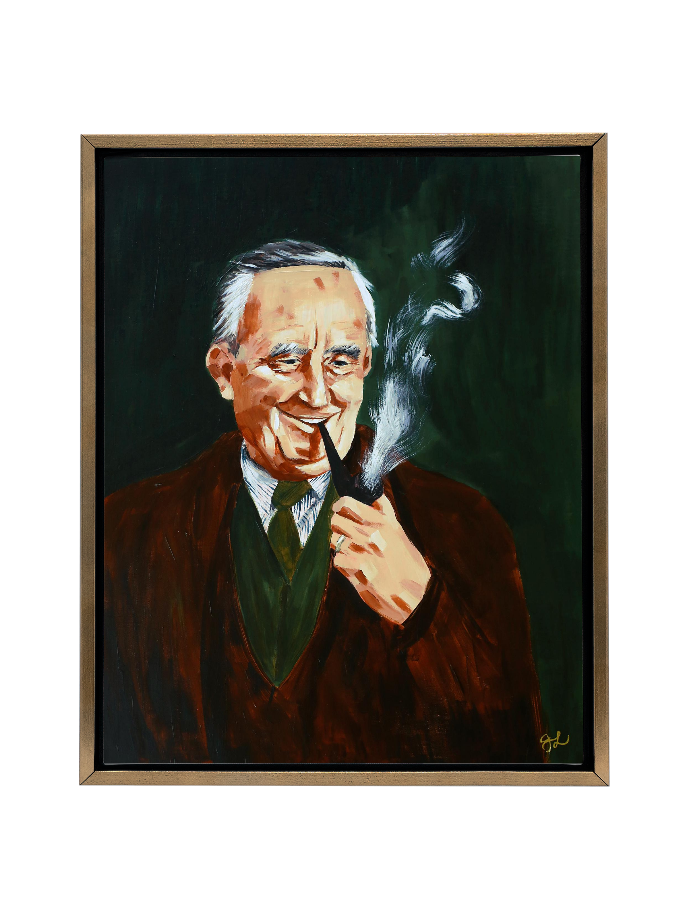 Tolkien and His Pipe | Canvas