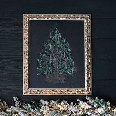 Christmas Tree | Tinsel | Canvas