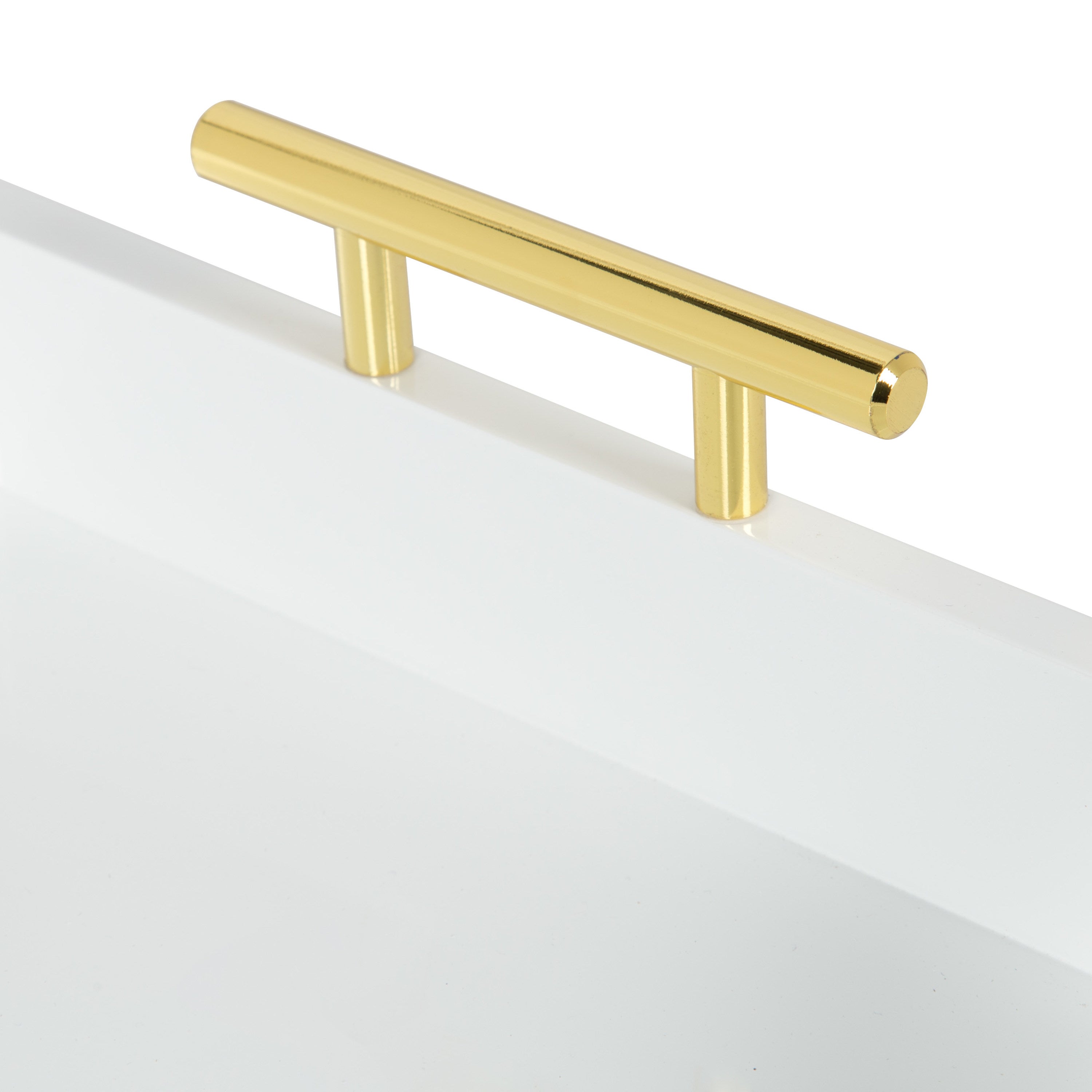 Lipton Hexagon Decorative Tray with Metal Handles