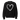 Sketchy Heart Crewneck in Black