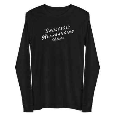 Endlessly Rearranging Decor Long Sleeve in Black