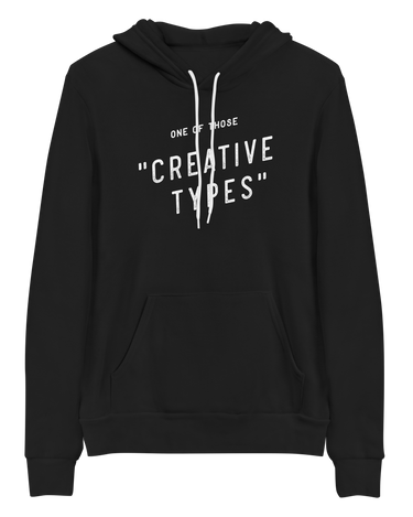 One of Those Creative Types Hoodie in Black