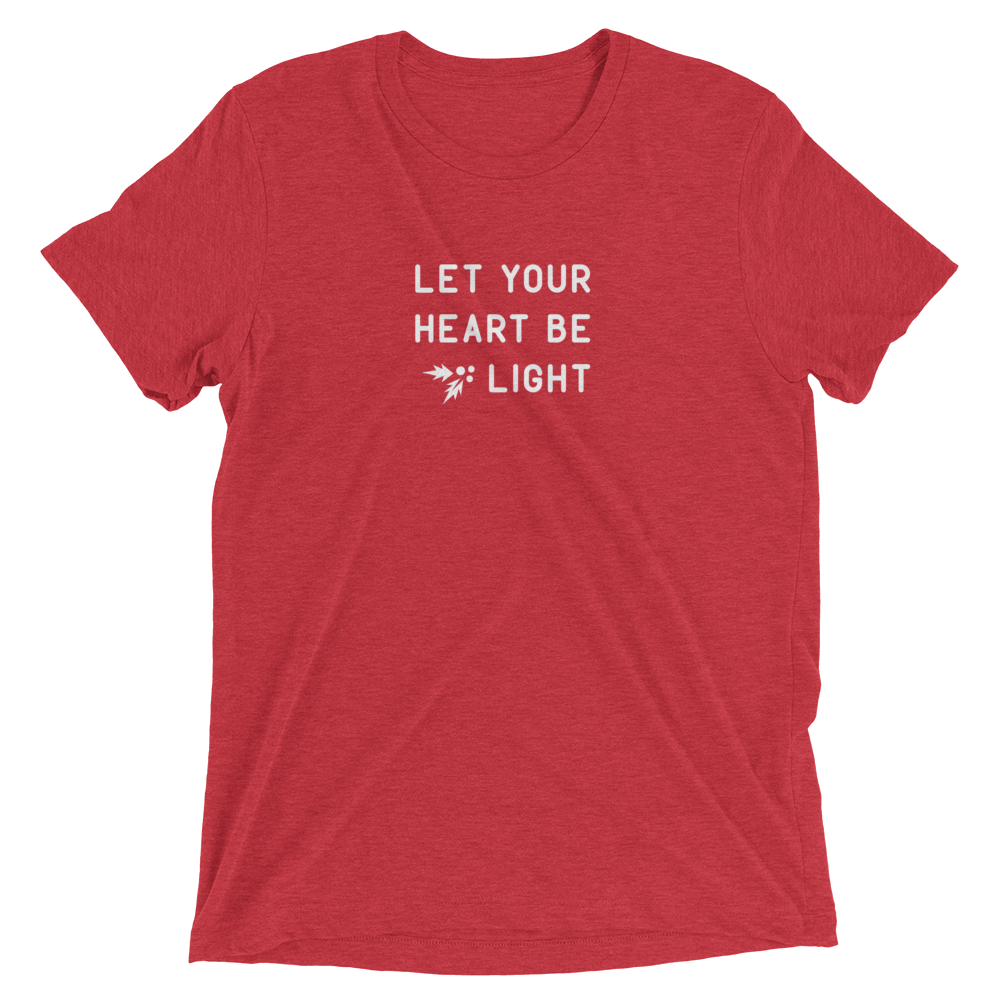 let your heart be light tee