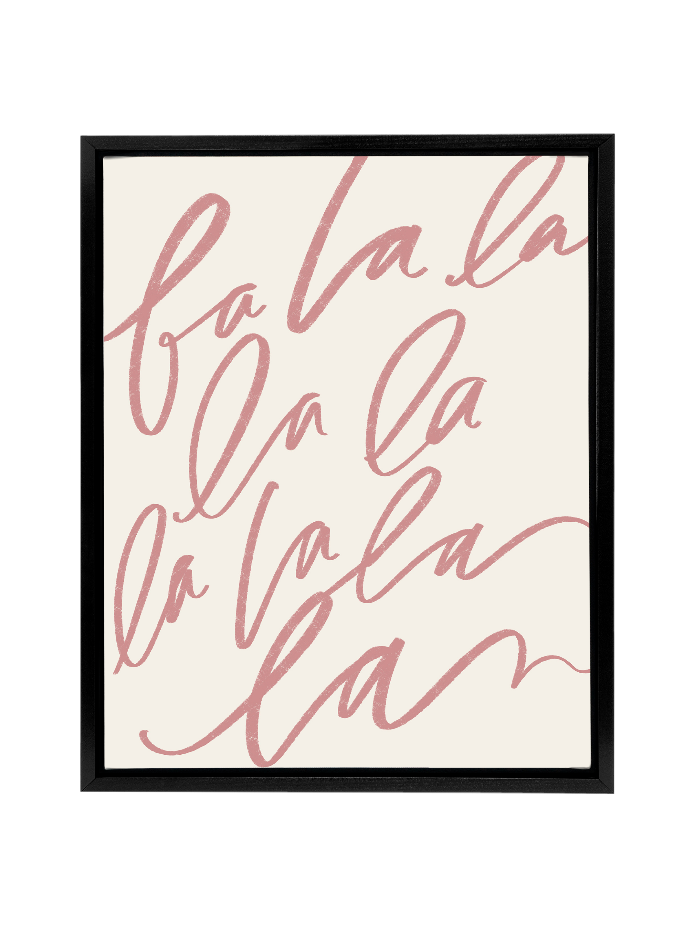 Fa La La | Mauve | Canvas