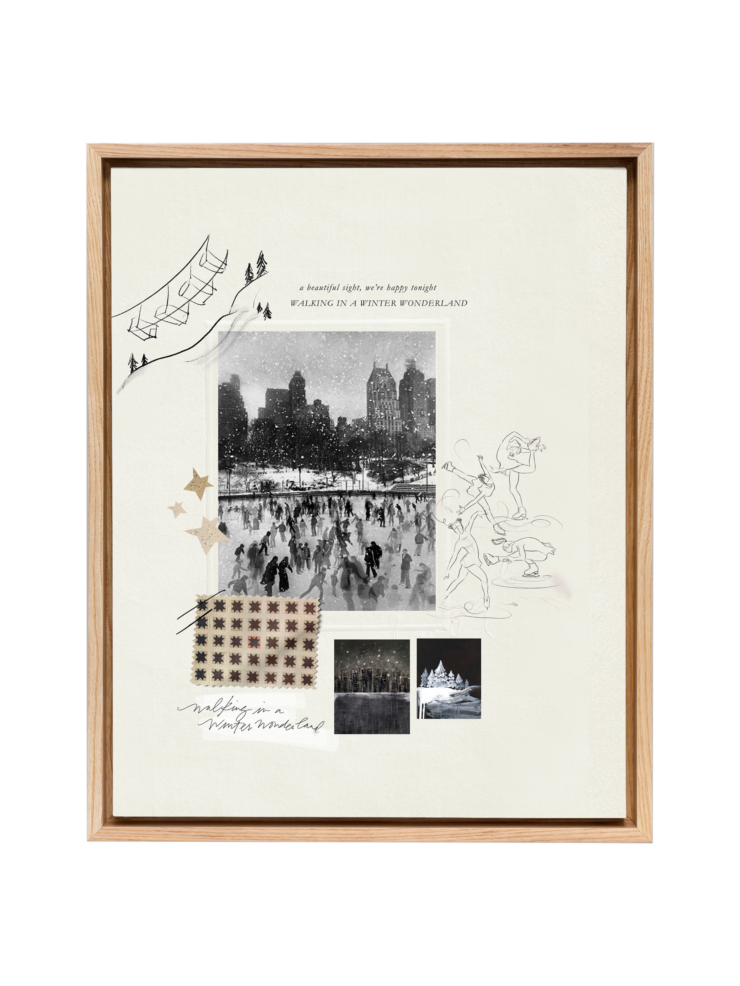 Winter in the City Sketchbook | Canvas