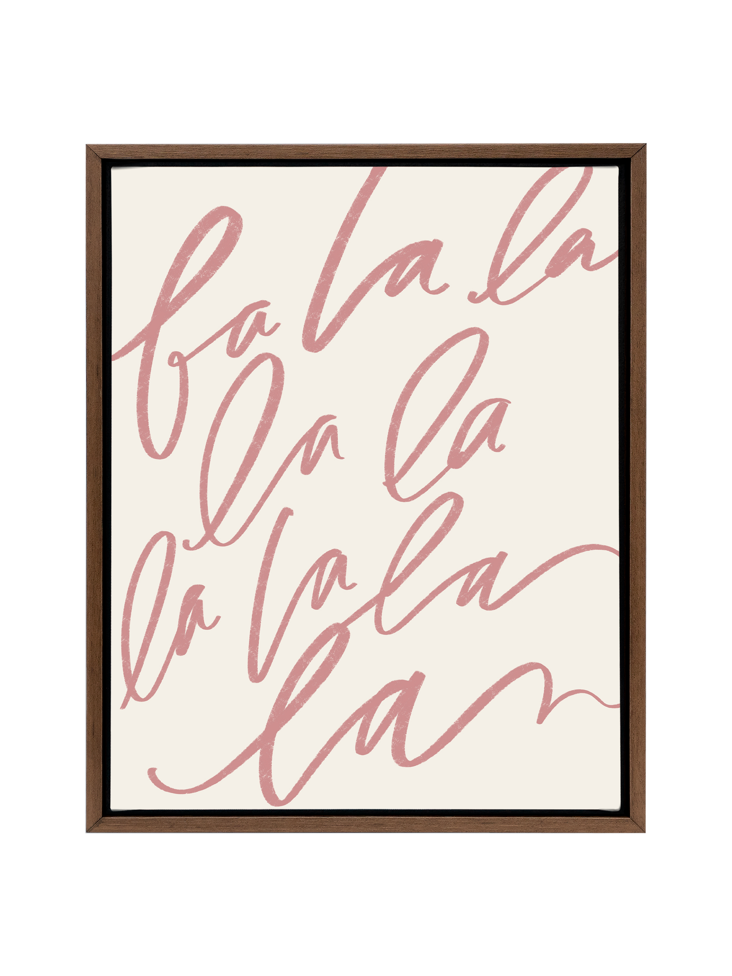 Fa La La | Mauve | Canvas