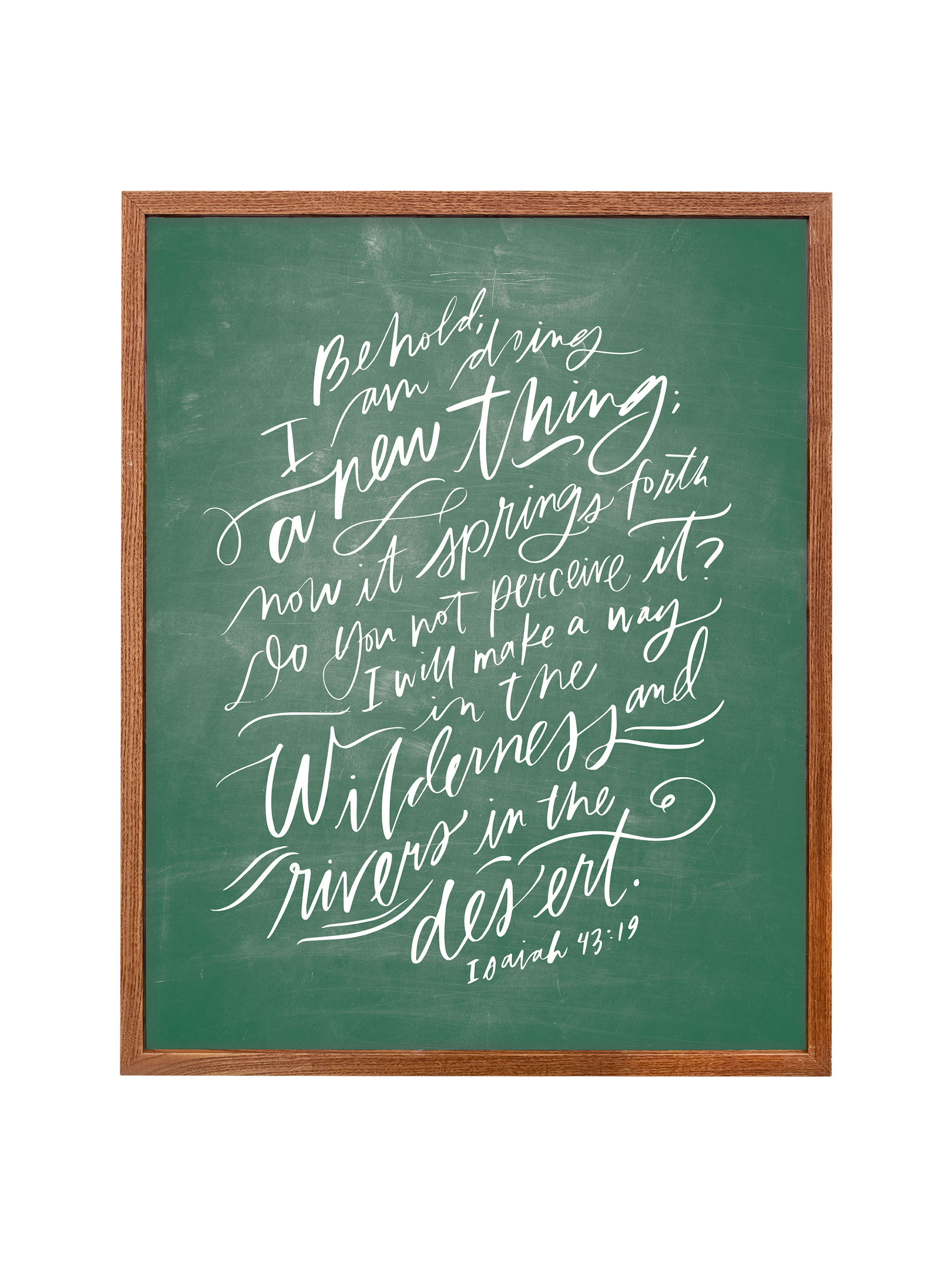 I Am Doing A New Thing (Isaiah 43:19) | Schoolhouse | Canvas