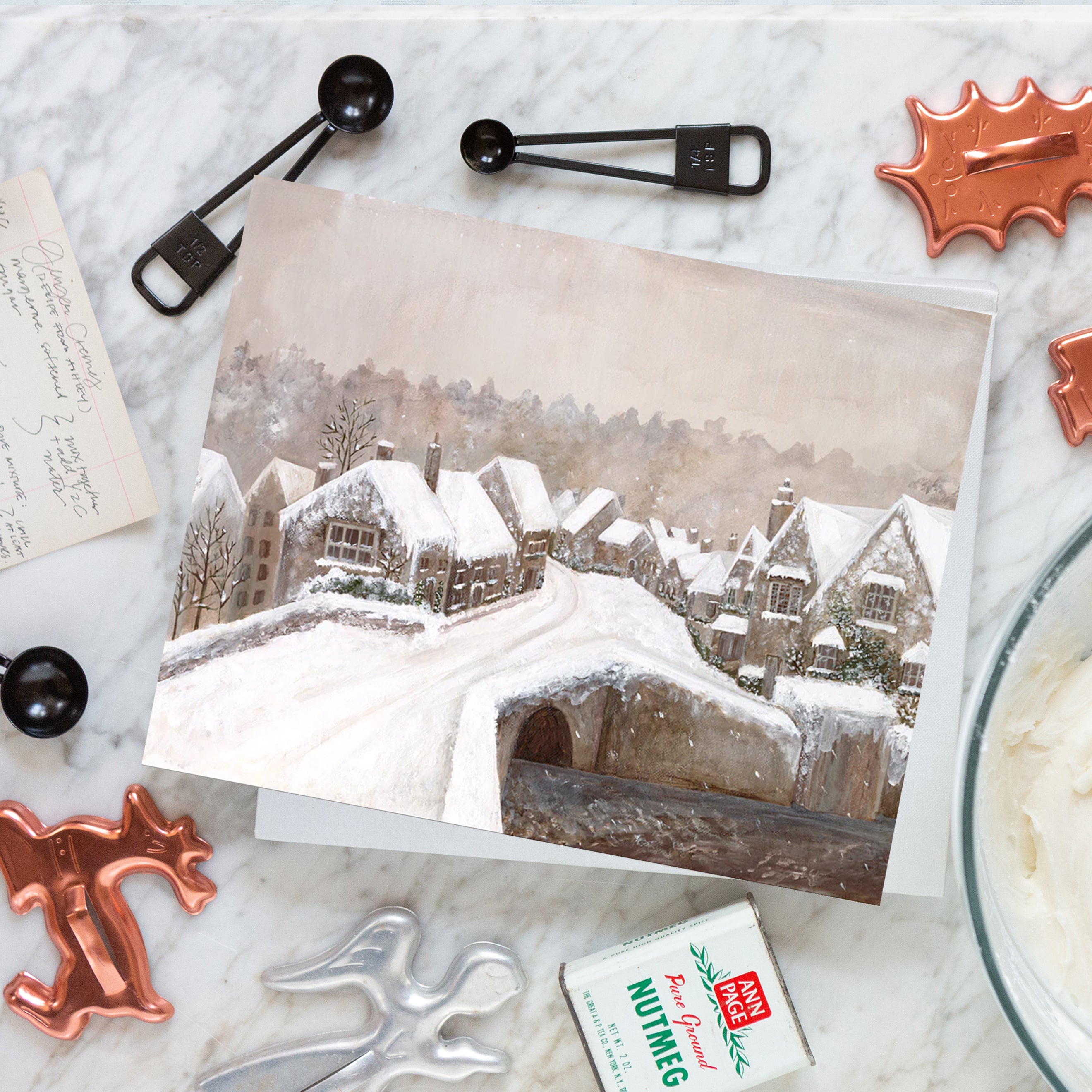 Snuggled Up Village (8x10 PDF Download)