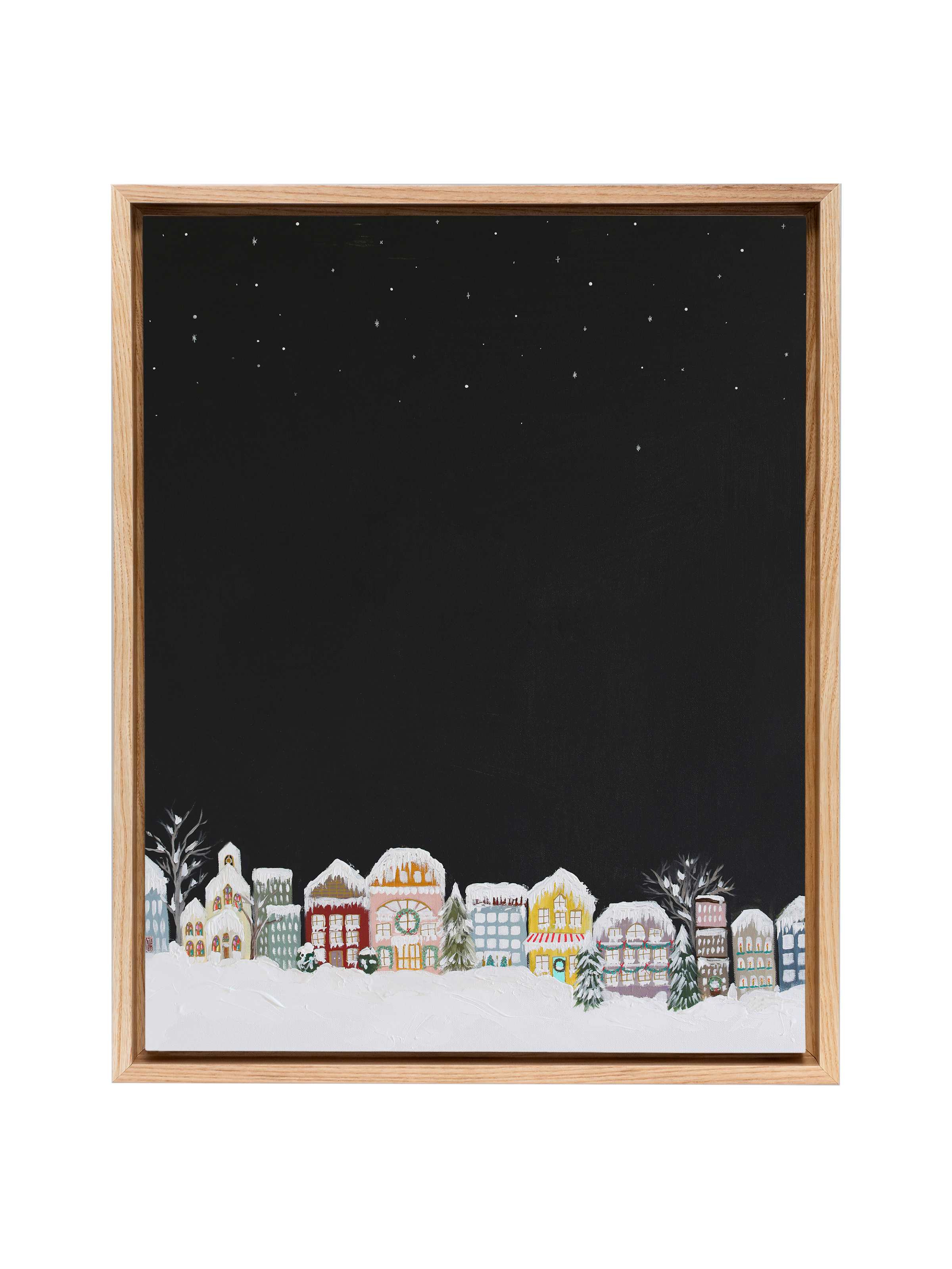 Village After Snow | Canvas