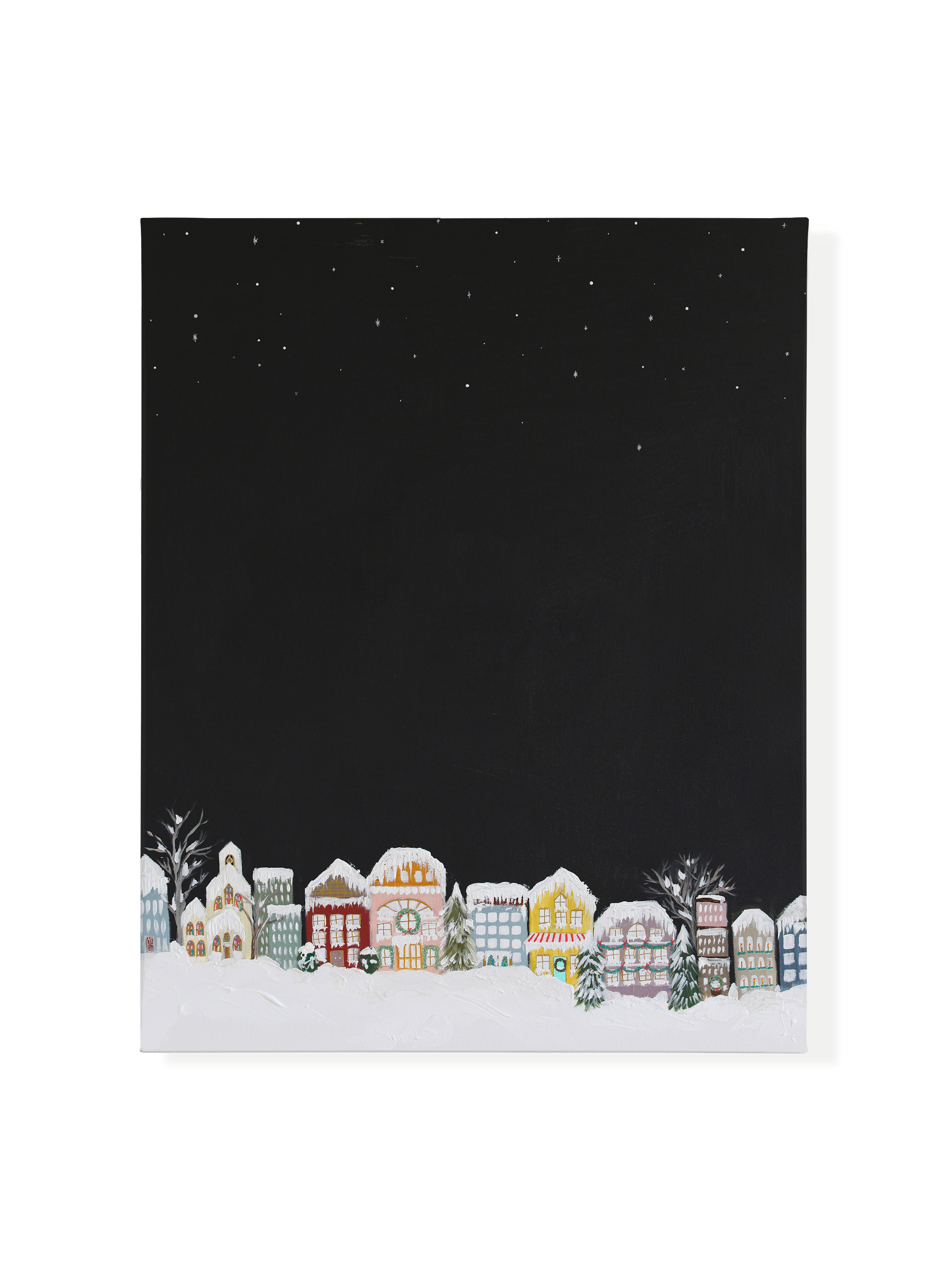Village After Snow | Canvas