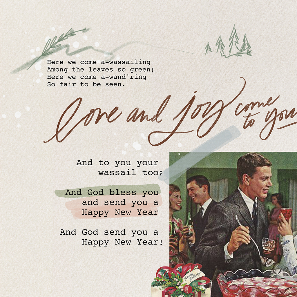 Wassailing Sketchbook | Canvas