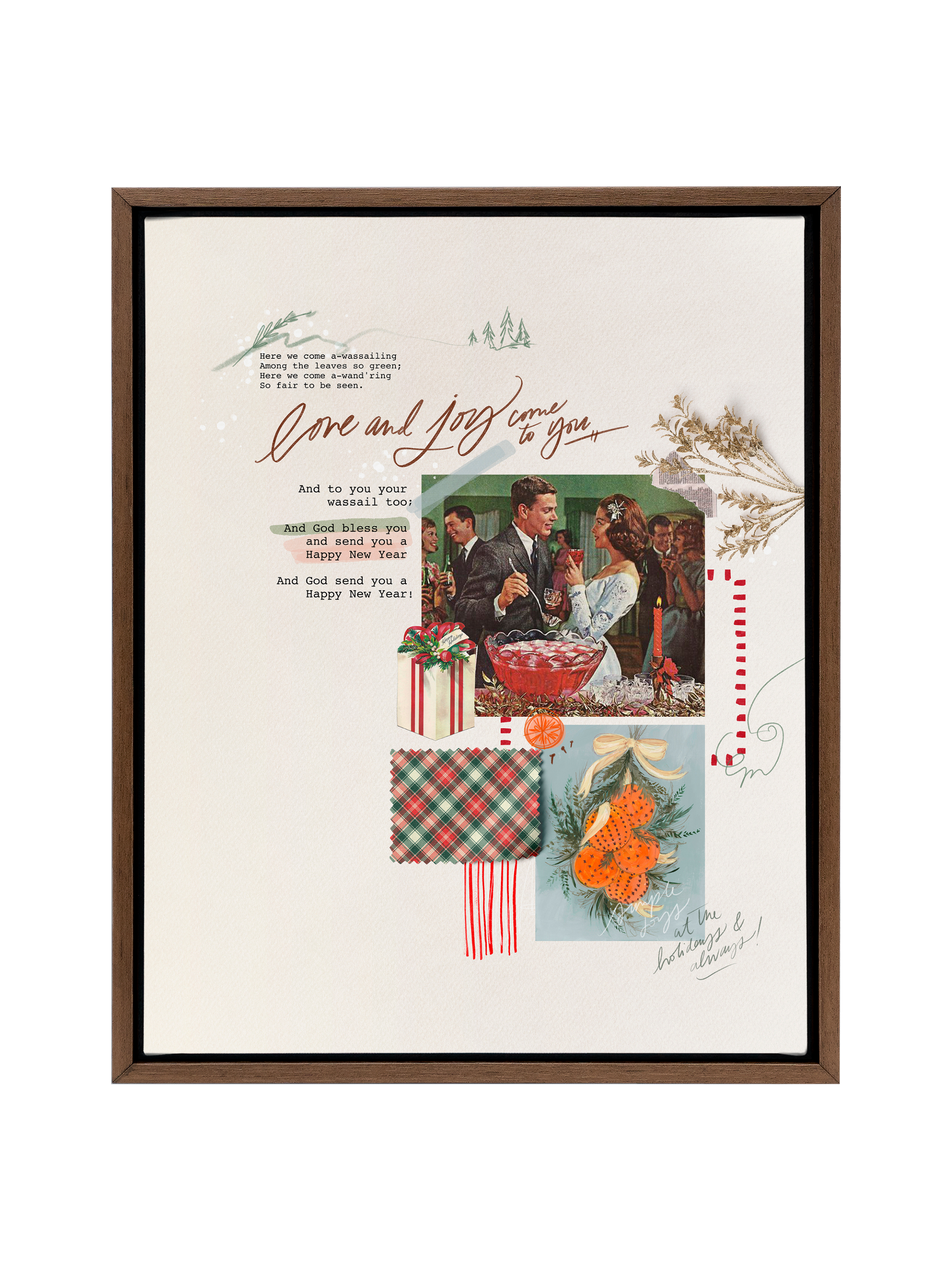 Wassailing Sketchbook | Canvas