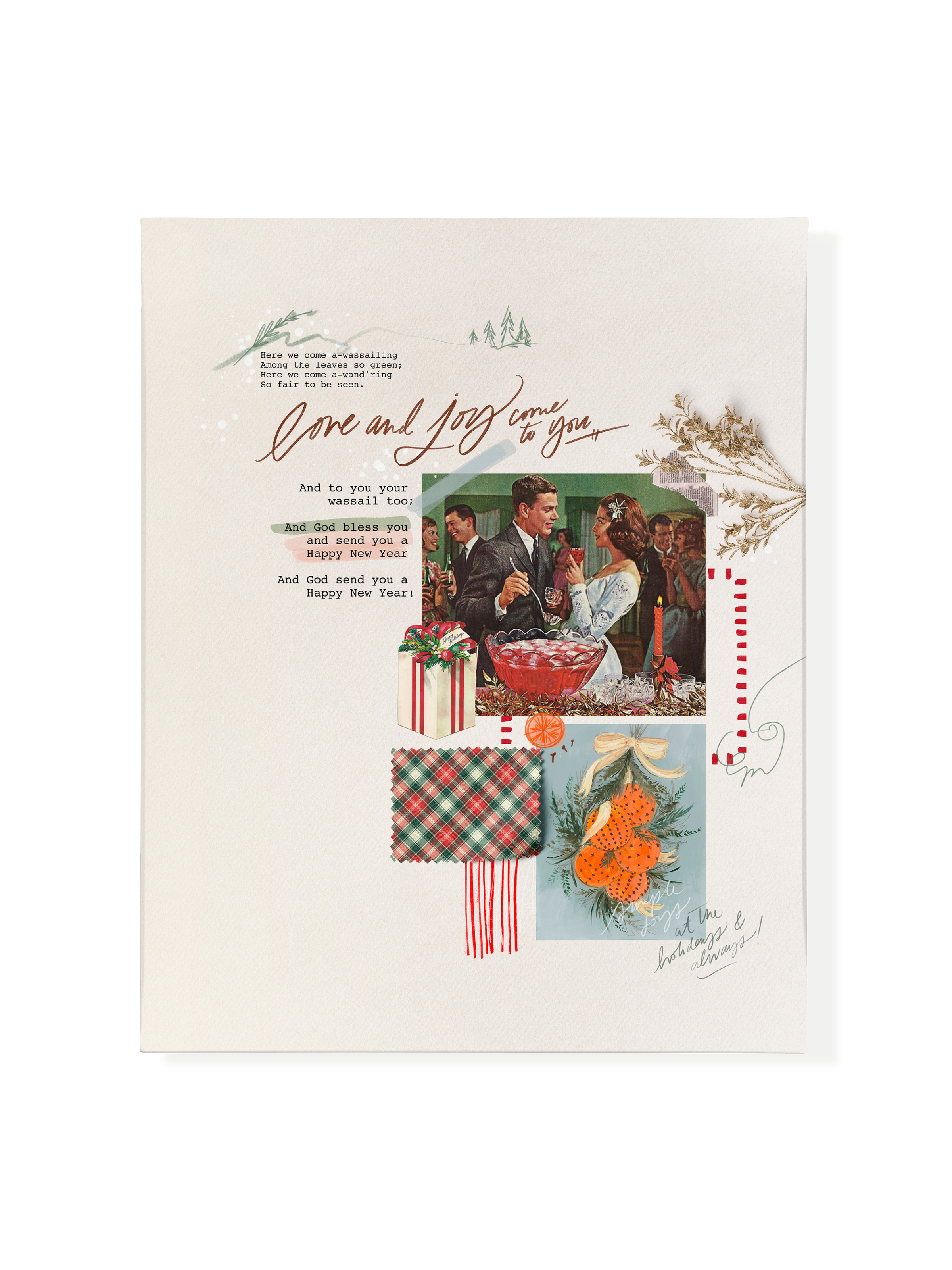 Wassailing Sketchbook | Canvas