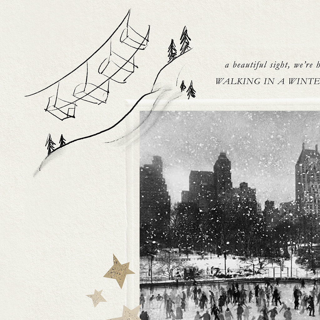 Winter in the City Sketchbook | Canvas