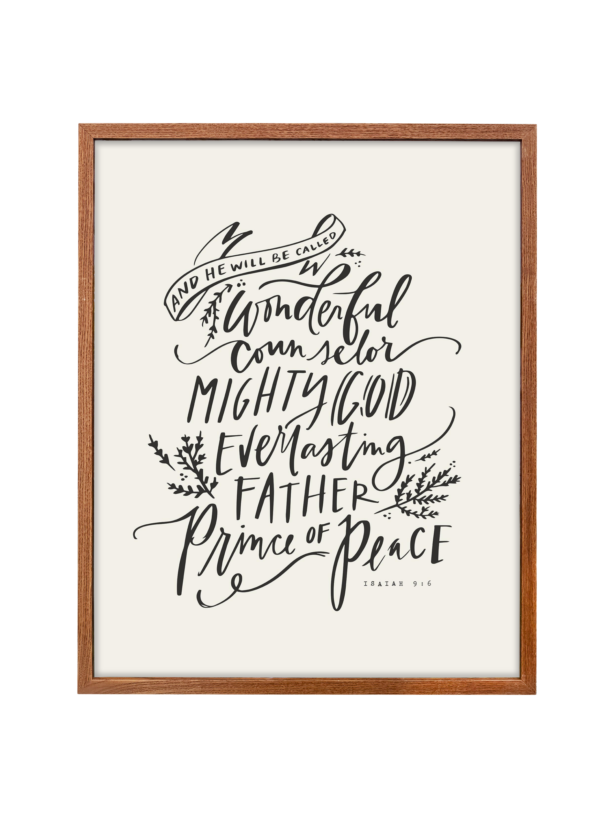 Wonderful Counselor | Alabaster | Canvas