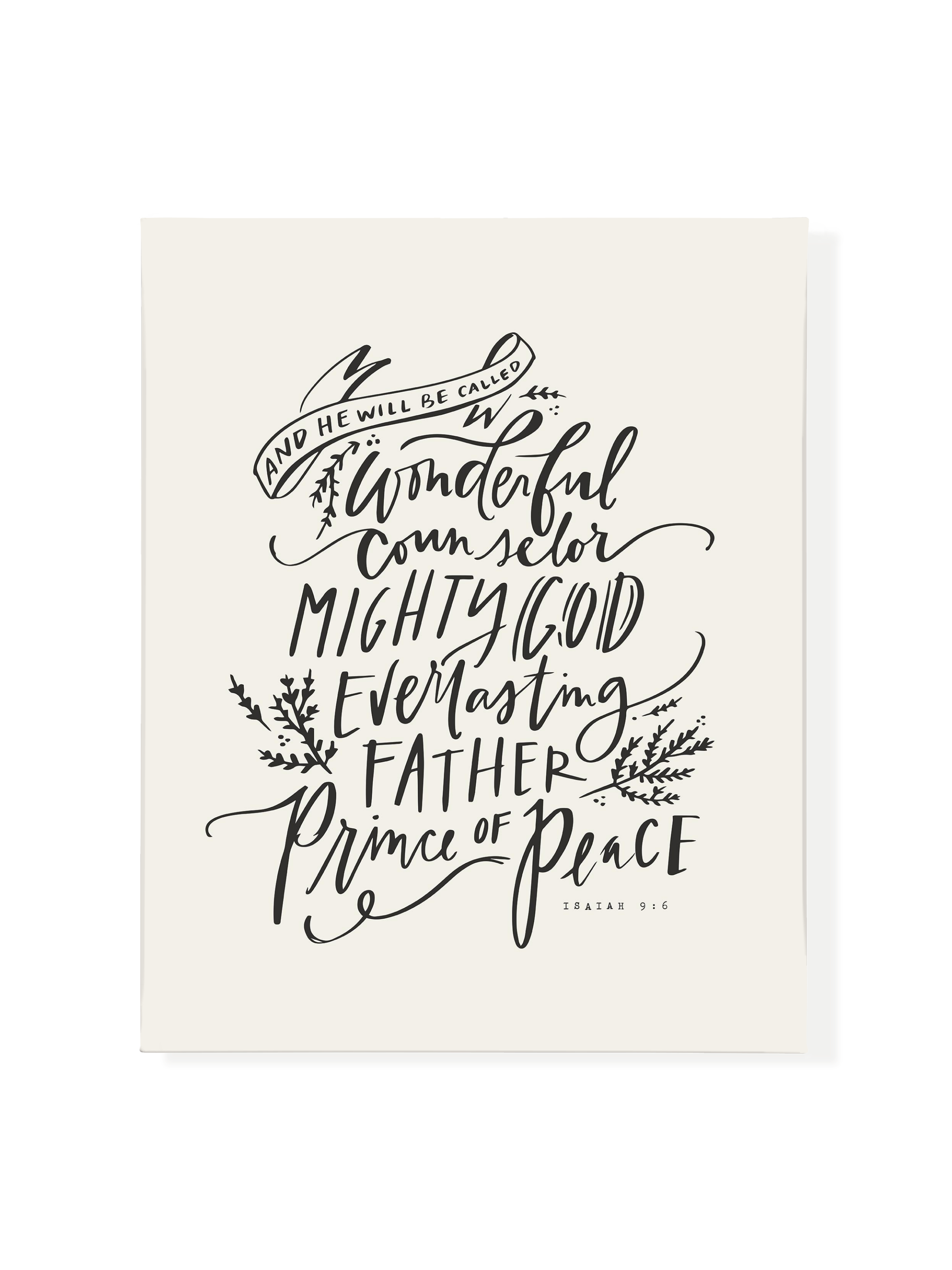 Wonderful Counselor | Alabaster | Canvas