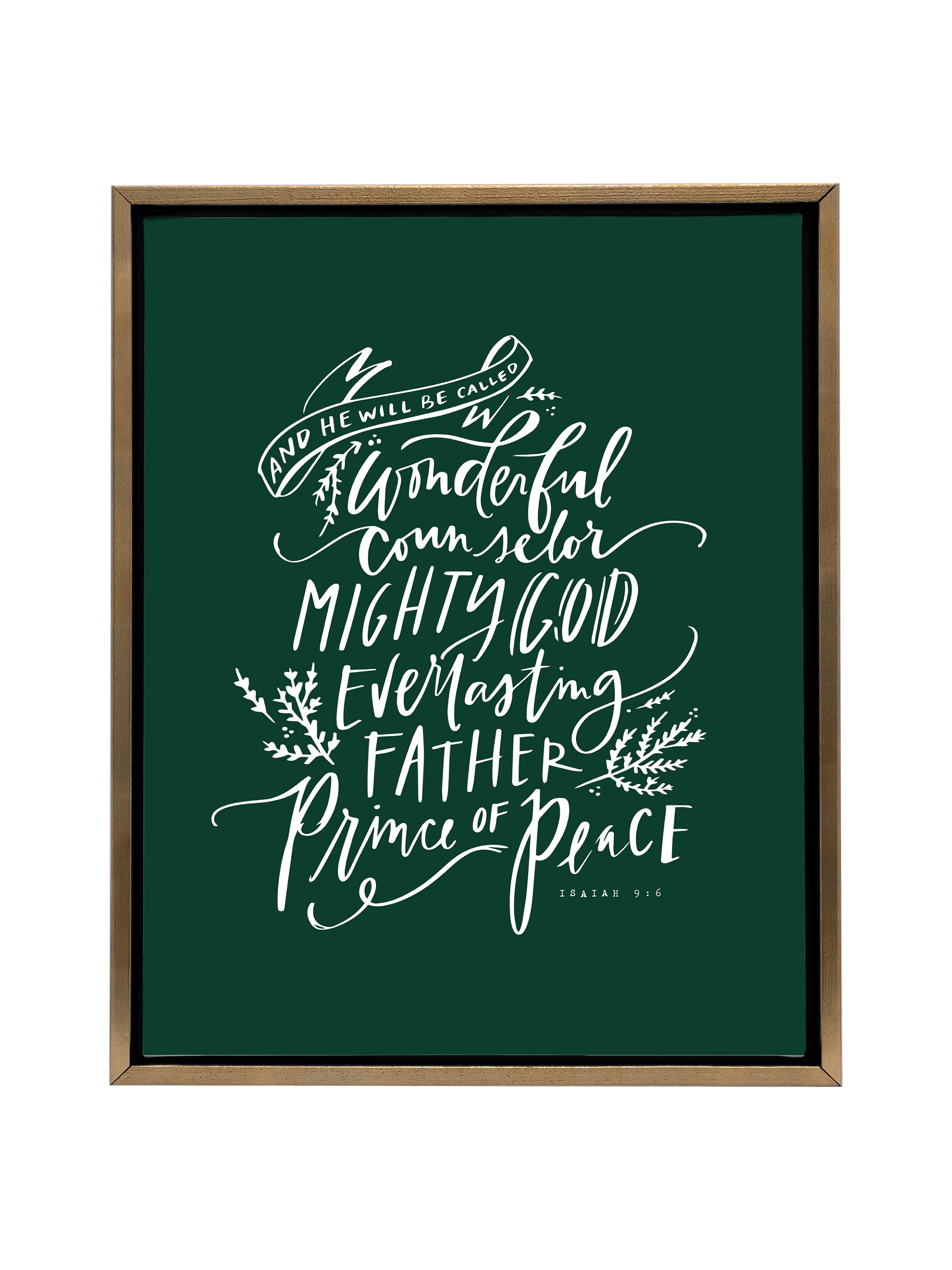 Wonderful Counselor | Evergreen | Canvas