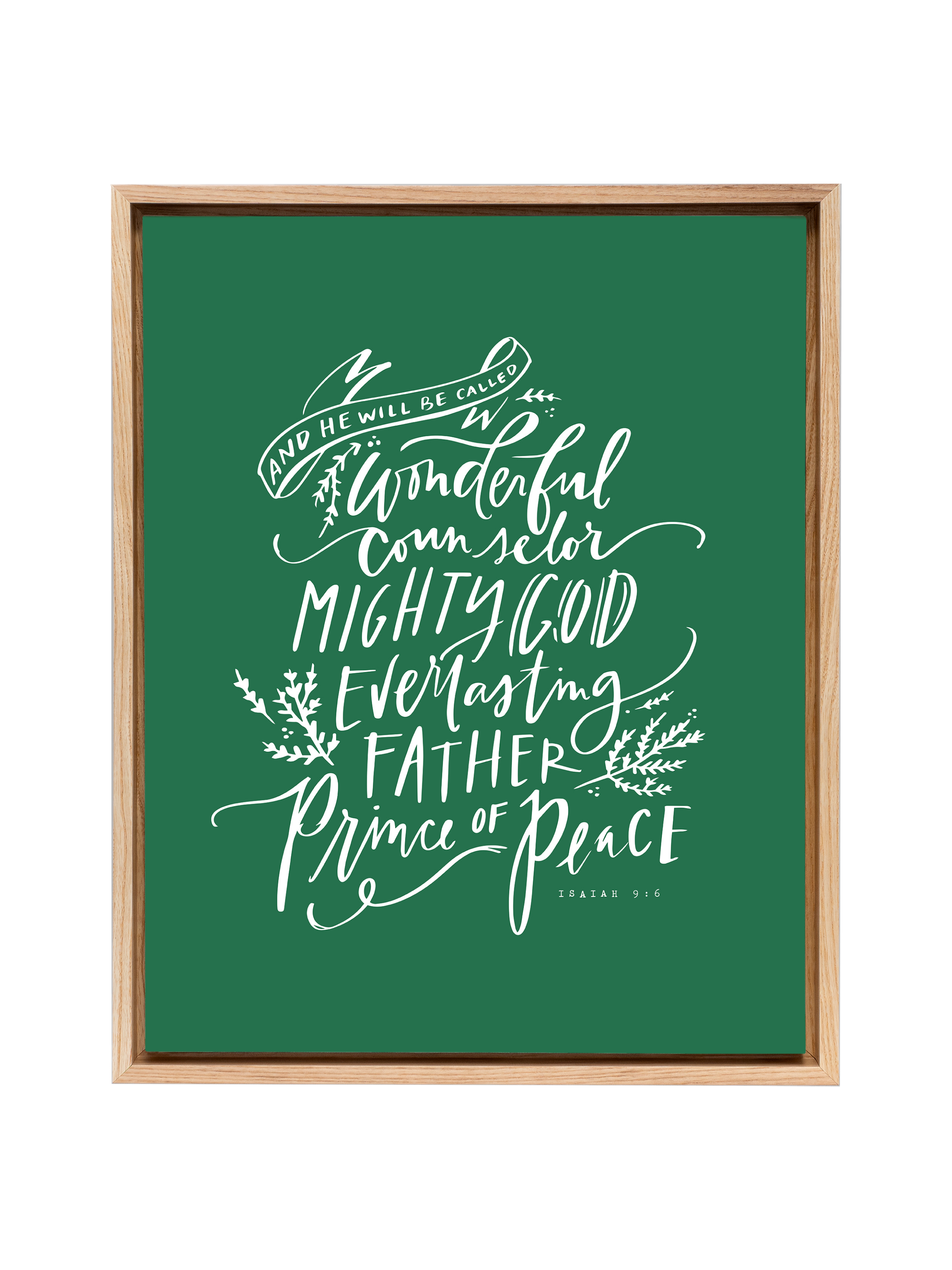 Wonderful Counselor | Kelly Green | Canvas