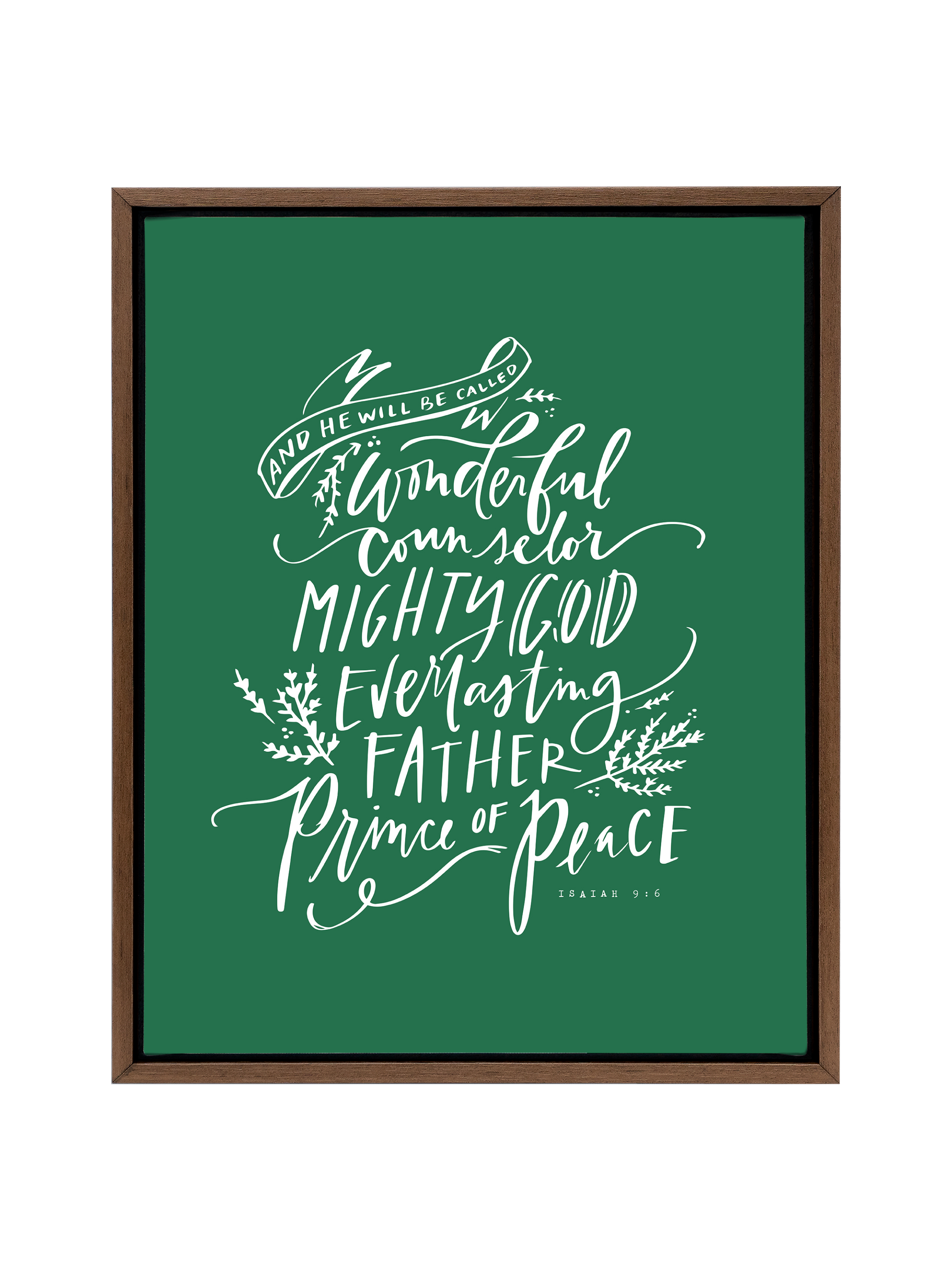 Wonderful Counselor | Kelly Green | Canvas