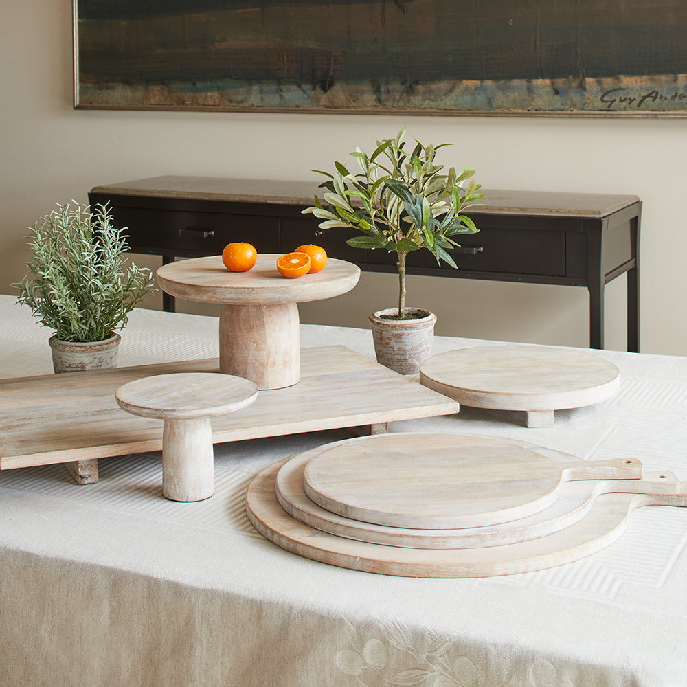 Mango Wood Round Serving Board