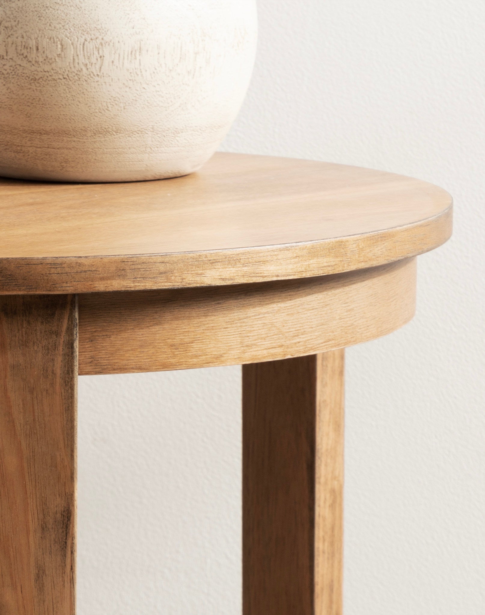Foxford Round Wood Side Table