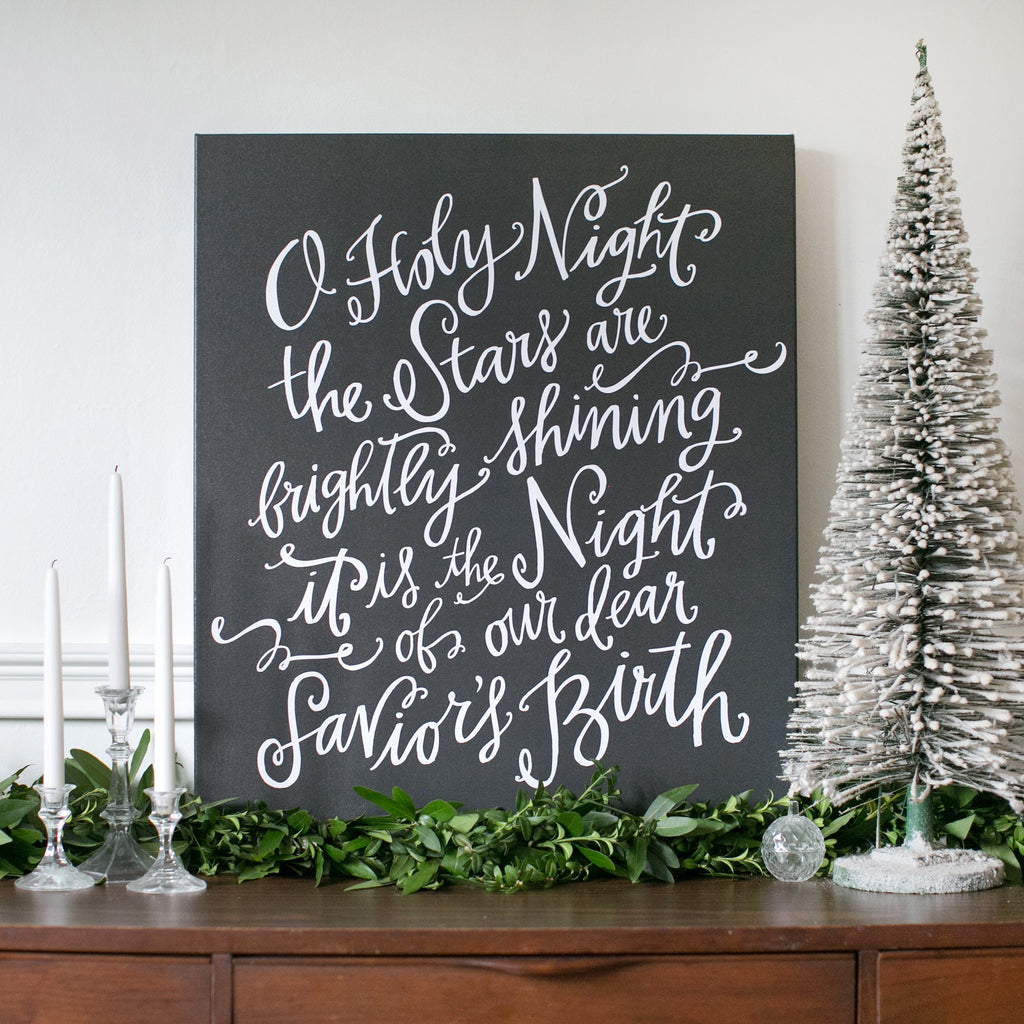 O Holy Night, Original – Lindsay Letters®