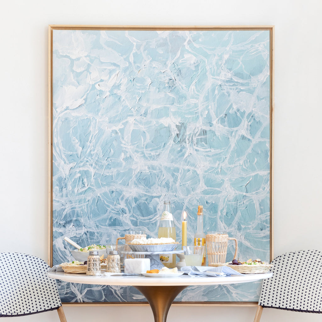 styled inspiration photo of sparkling water artwork