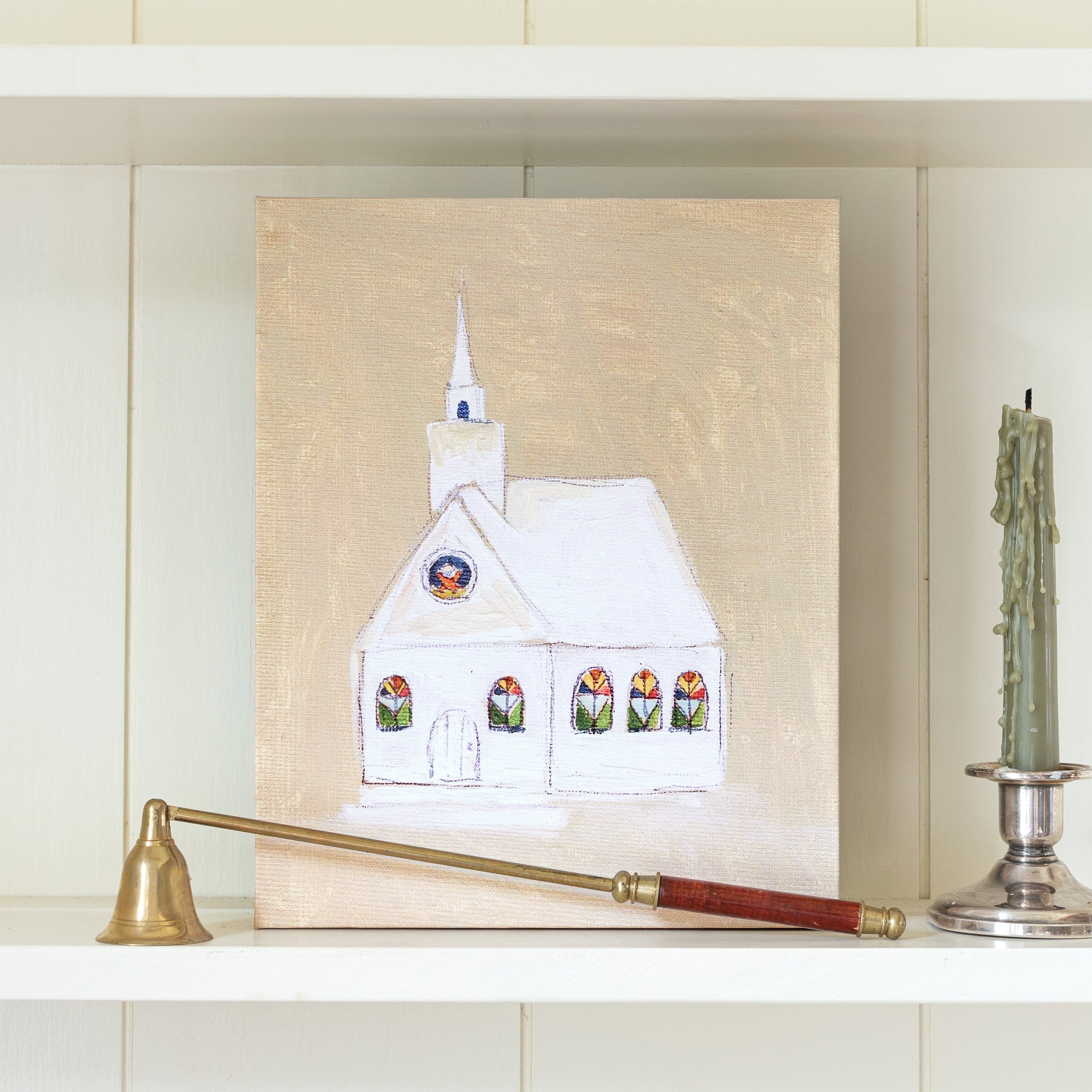 Ceramic Church Mini, size 11 x 14