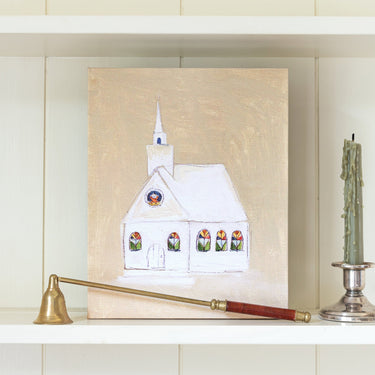 Ceramic Church Mini, size 11 x 14