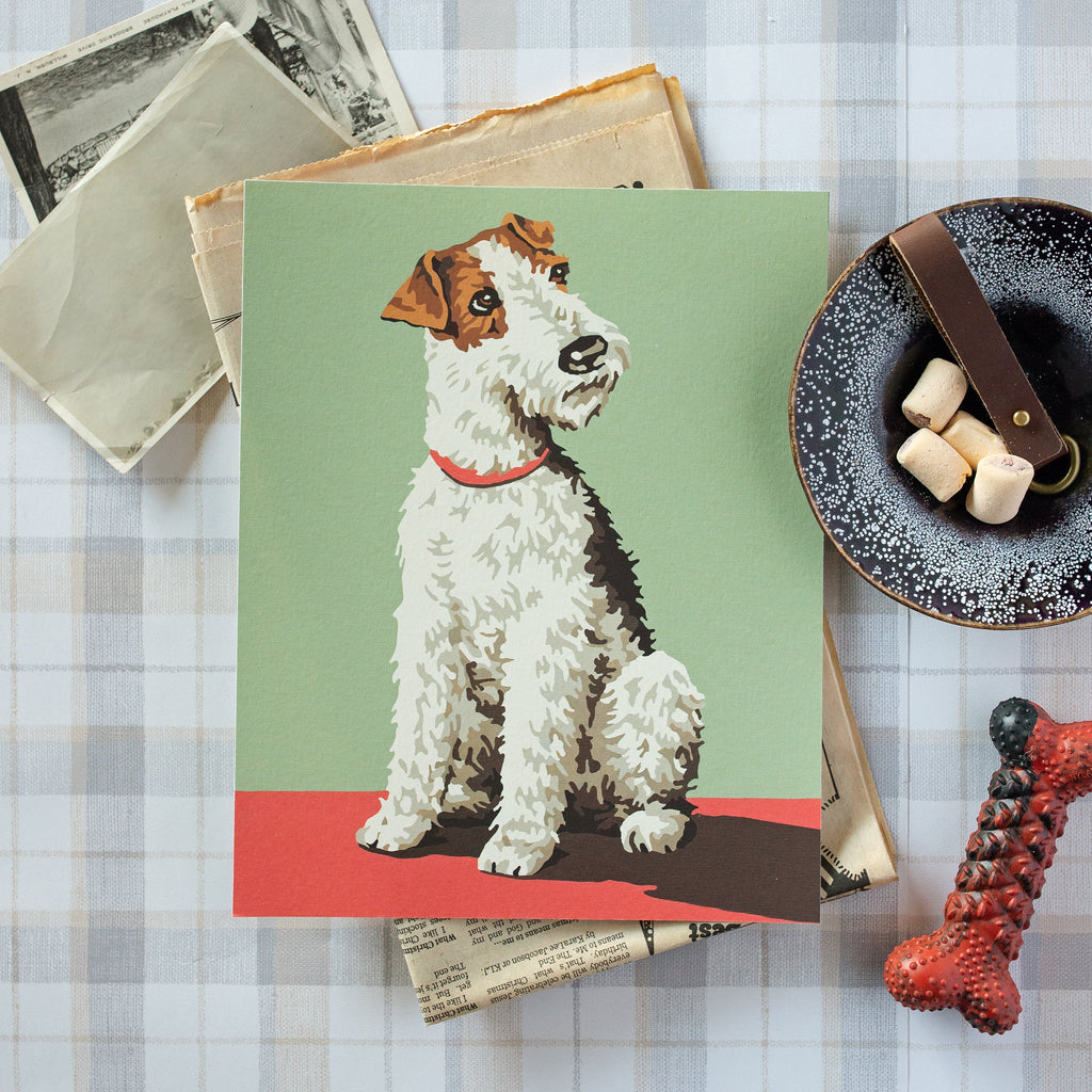 art print of morgan the terrier, size 8 x 10