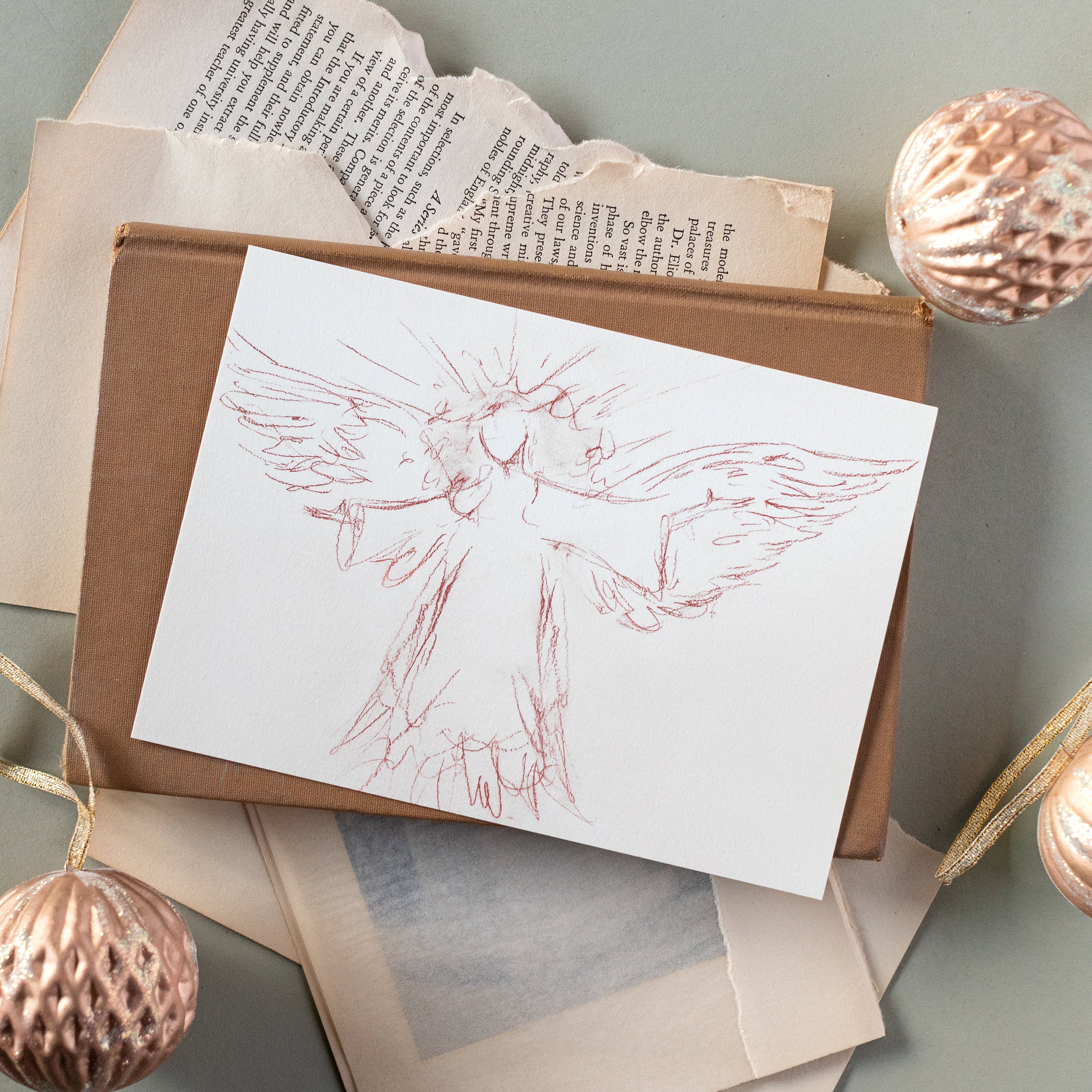 Messenger Angel Mini Print, size 7 x 5