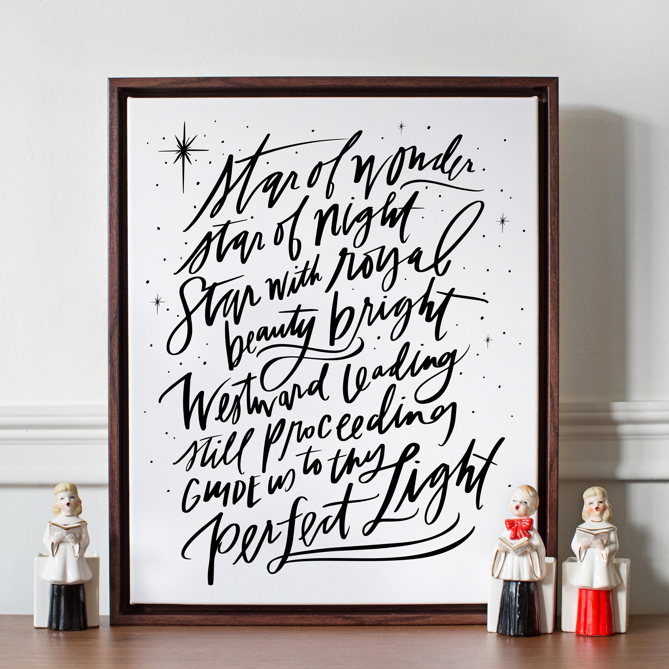 Star Of Wonder canvas in Gallery Walnut, size 16 x 20