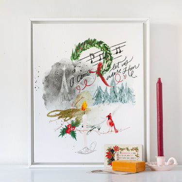 Styled Inspiration Photo of Christmas Daydream™ Artwork