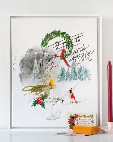 Styled Inspiration Photo of Christmas Daydream™ Artwork