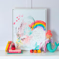 Styled Inspiration Photo of Rainbow Daydream™ Artwork