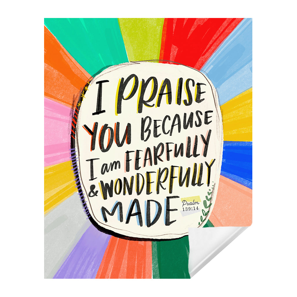 Playful Parachute Adhesive Art Design, Faith Edition