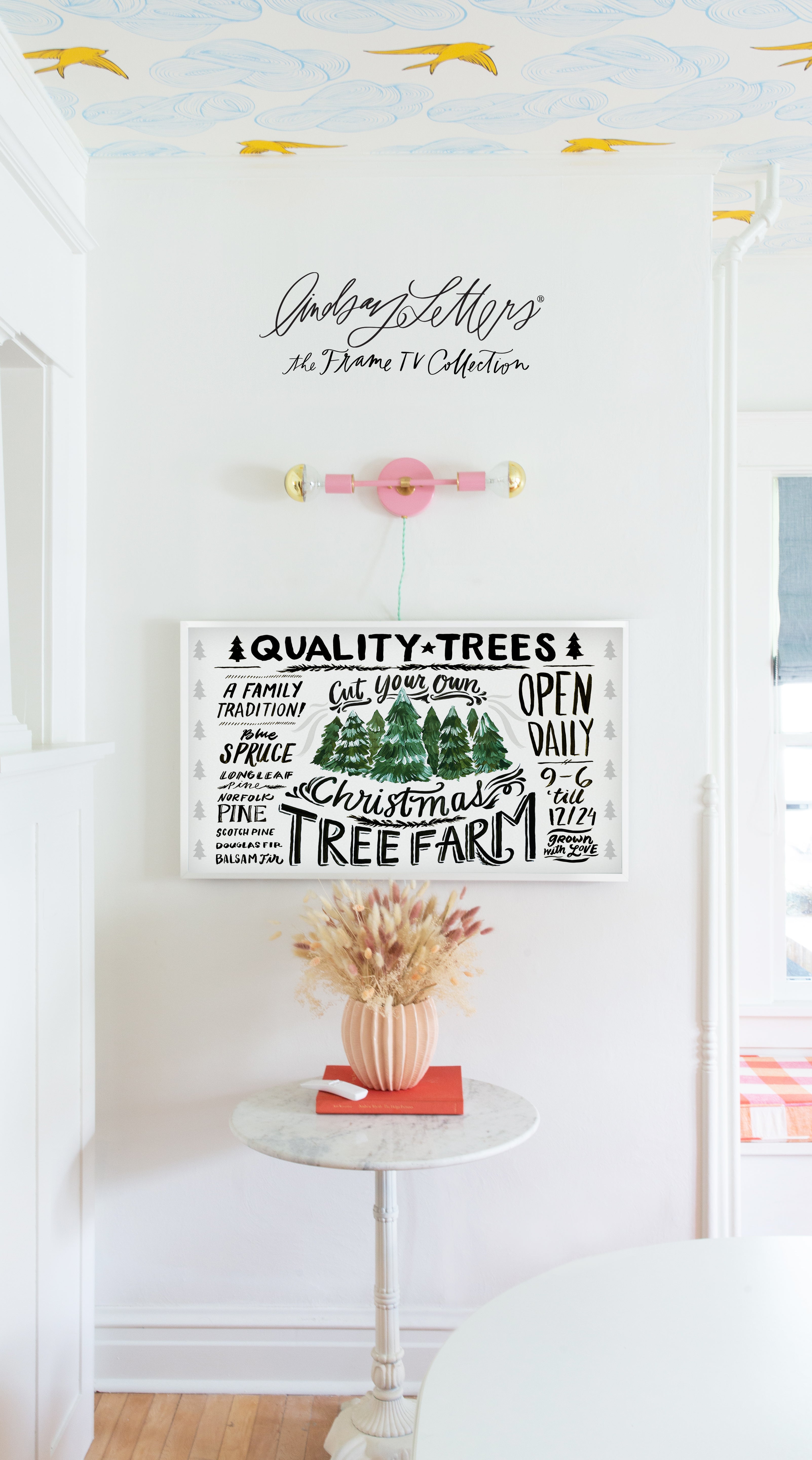 Christmas Tree Farm Sign | Frame TV Design