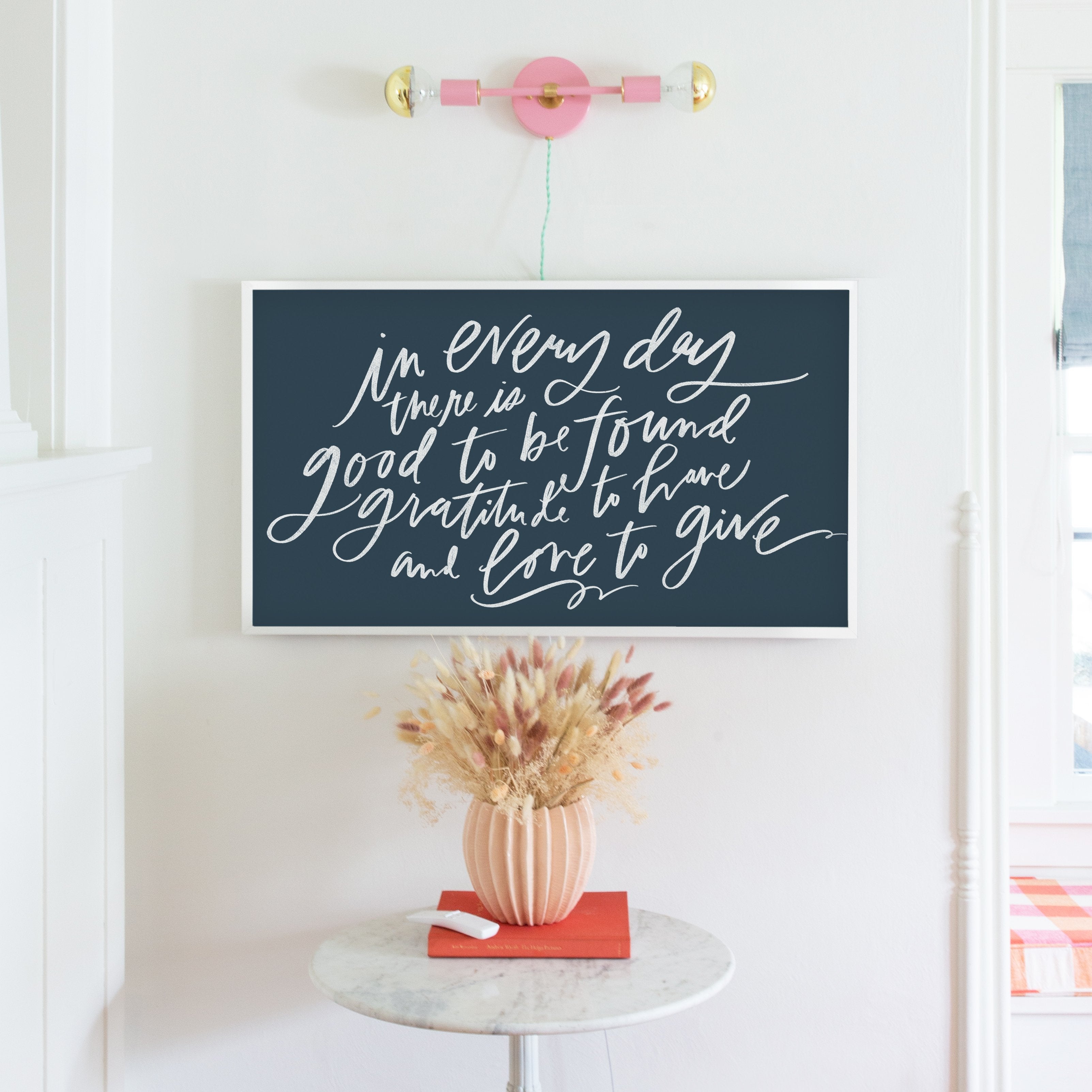 In Every Day in Interior Navy | Frame TV Art Design
