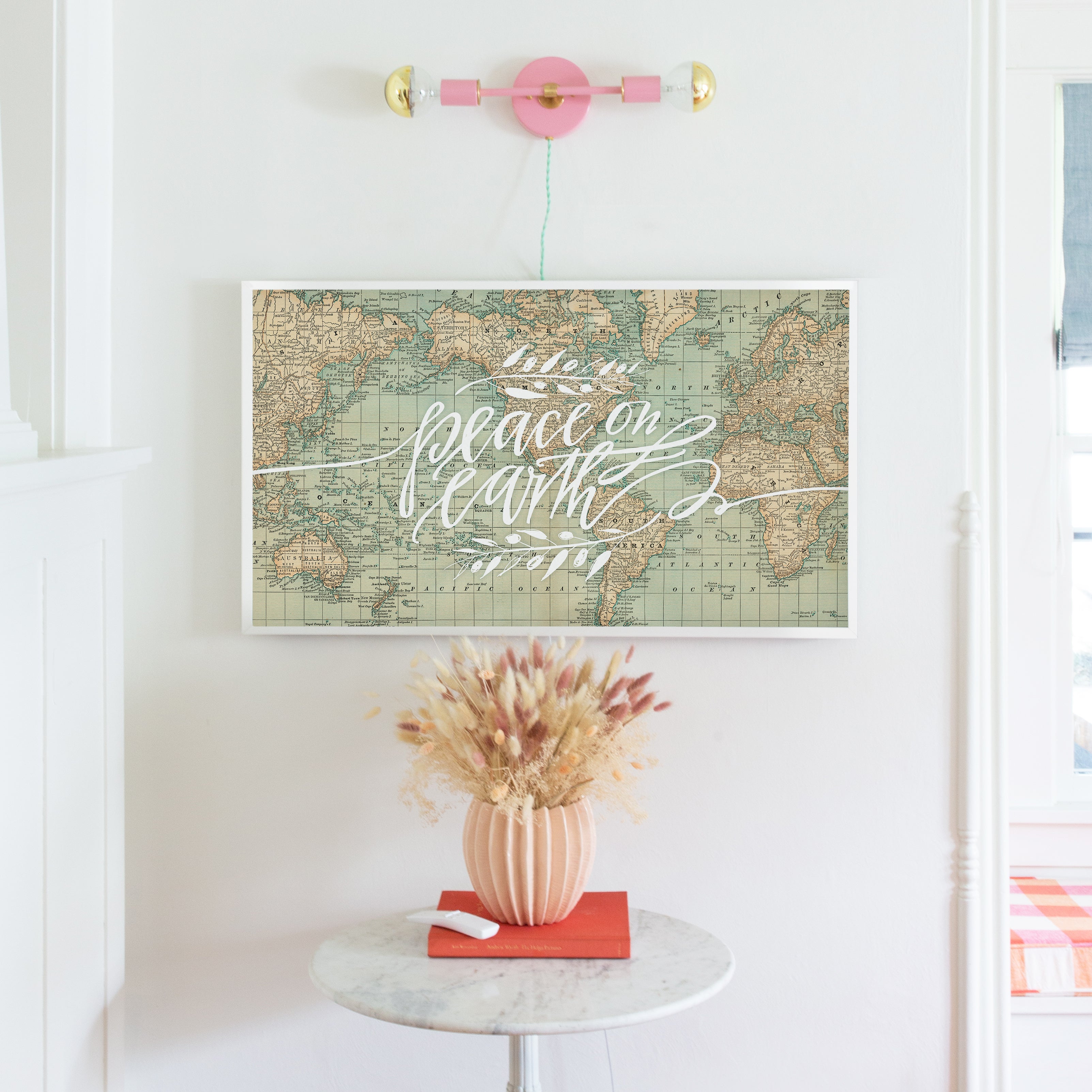 Peace On Earth Map | Frame TV Design