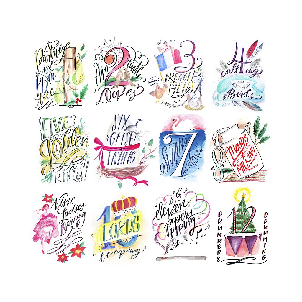 Days of Christmas Printable Details