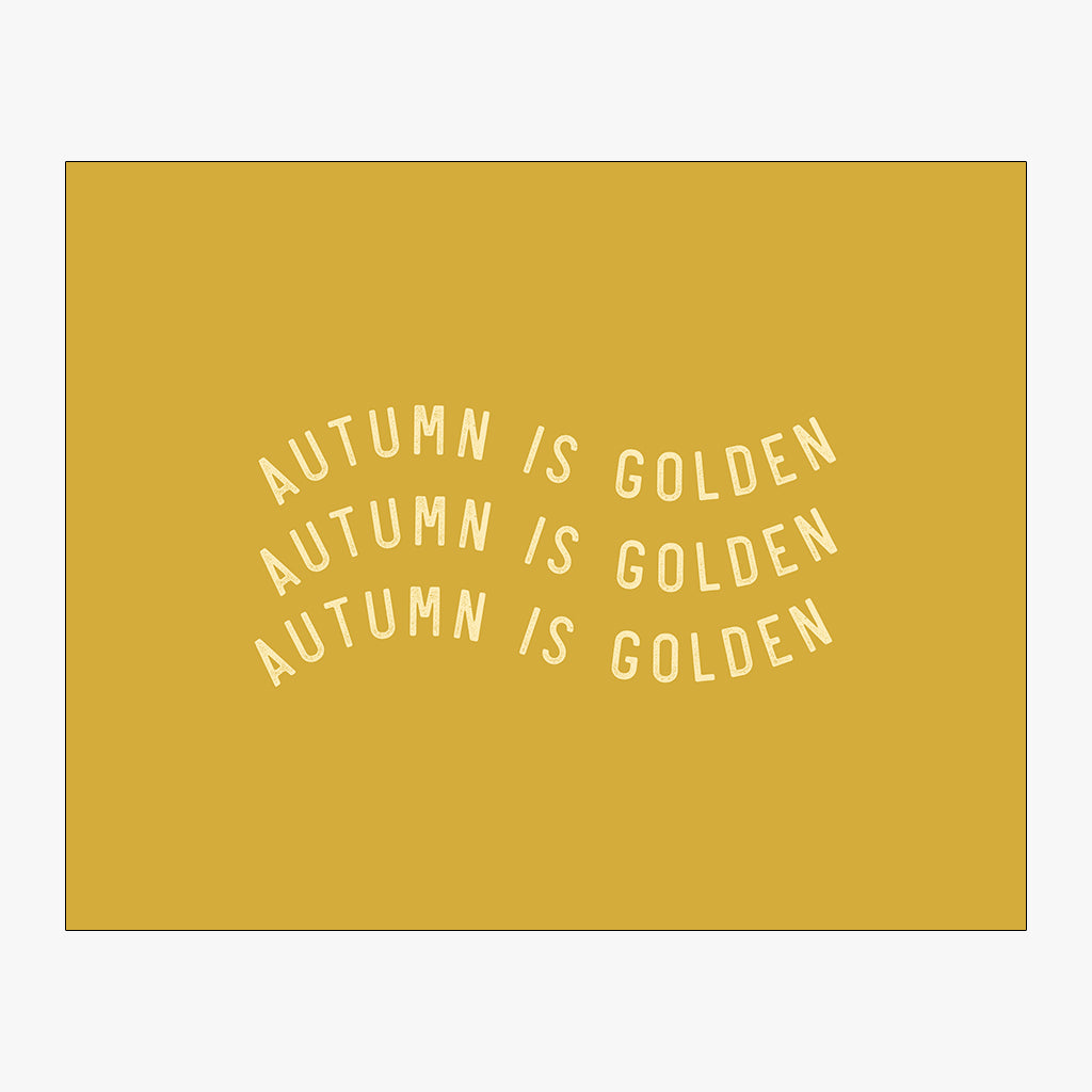fall bundle: autumn is golden in gold | download design