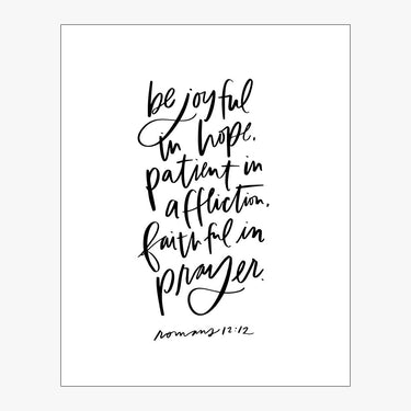 Be Joyful Download Design in Black