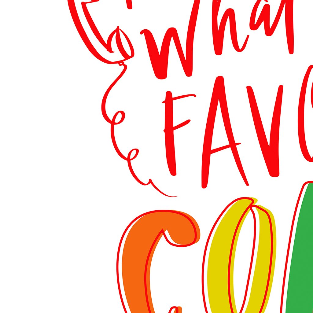 Buddy - Favorite Color Download Design Details