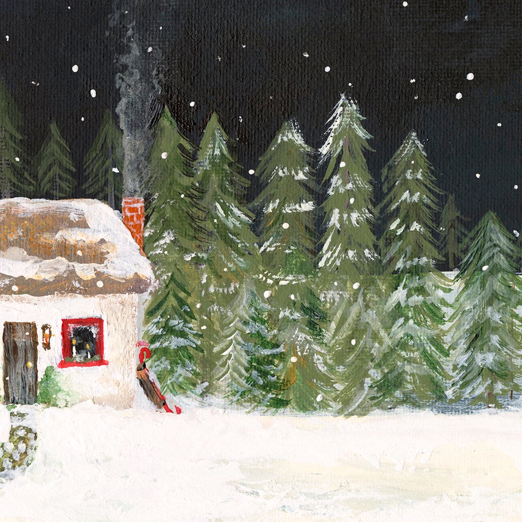 Christmas Cottage (Rectangle)