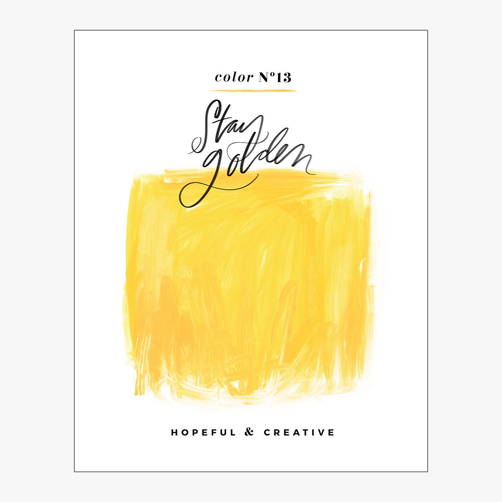 Stay Golden (Hopeful & Creative) Download Design
