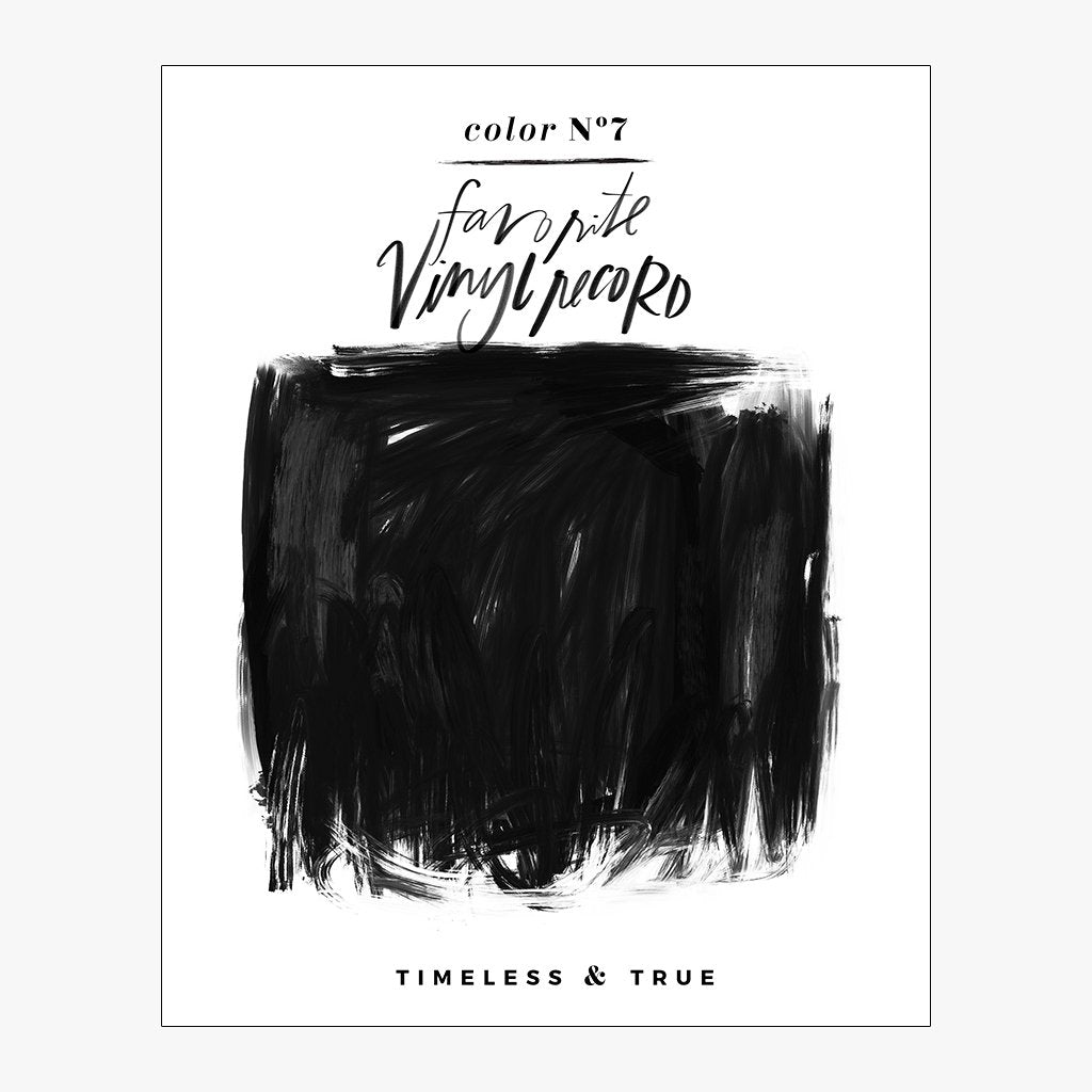 Favorite Vinyl Record Download Design