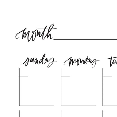 The Original Monthly Design Details