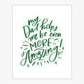 Dad Helps Me Be Amazing Download Design in Green