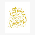 Dad Helps Me Be Amazing Download Design in Mustard